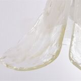 Vintage Mid-Century glass hanging lamp by J. T. Kalmar, 1960