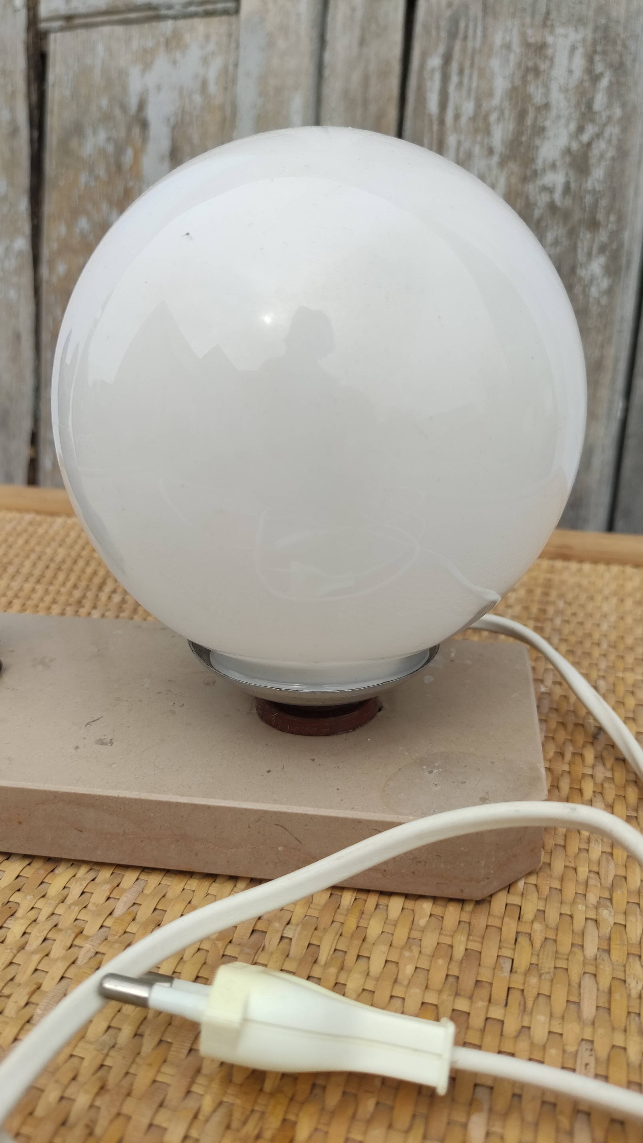 Art Deco table lamp German Shepherd