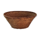 Two-tone braided wicker pan