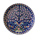 Plat en porcelaine Kutahya aux motifs ottomans Iznik