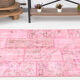 Tapis patchwork vintage soft pink 4x7 225x123cm