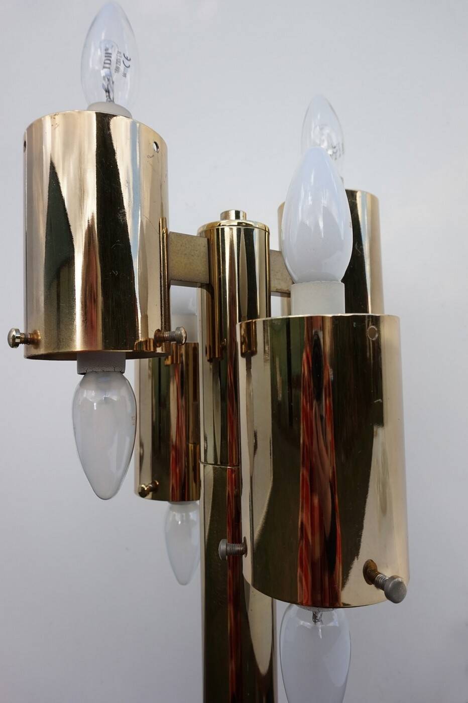 Lampe de sol en verre de Murano par Aldo Nason pour Mazegga, années 1970.