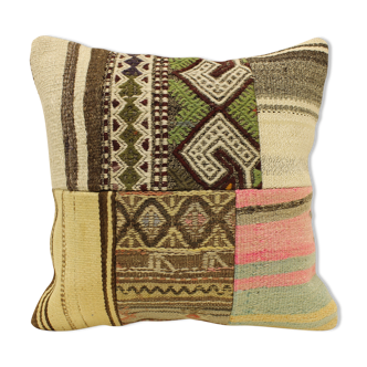 45x45 cm kilim pechwork vintage cushion cover