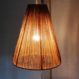 Scandinavian teak and rope stem