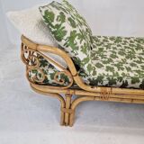 Italian Bamboo Daybed, 1960s
