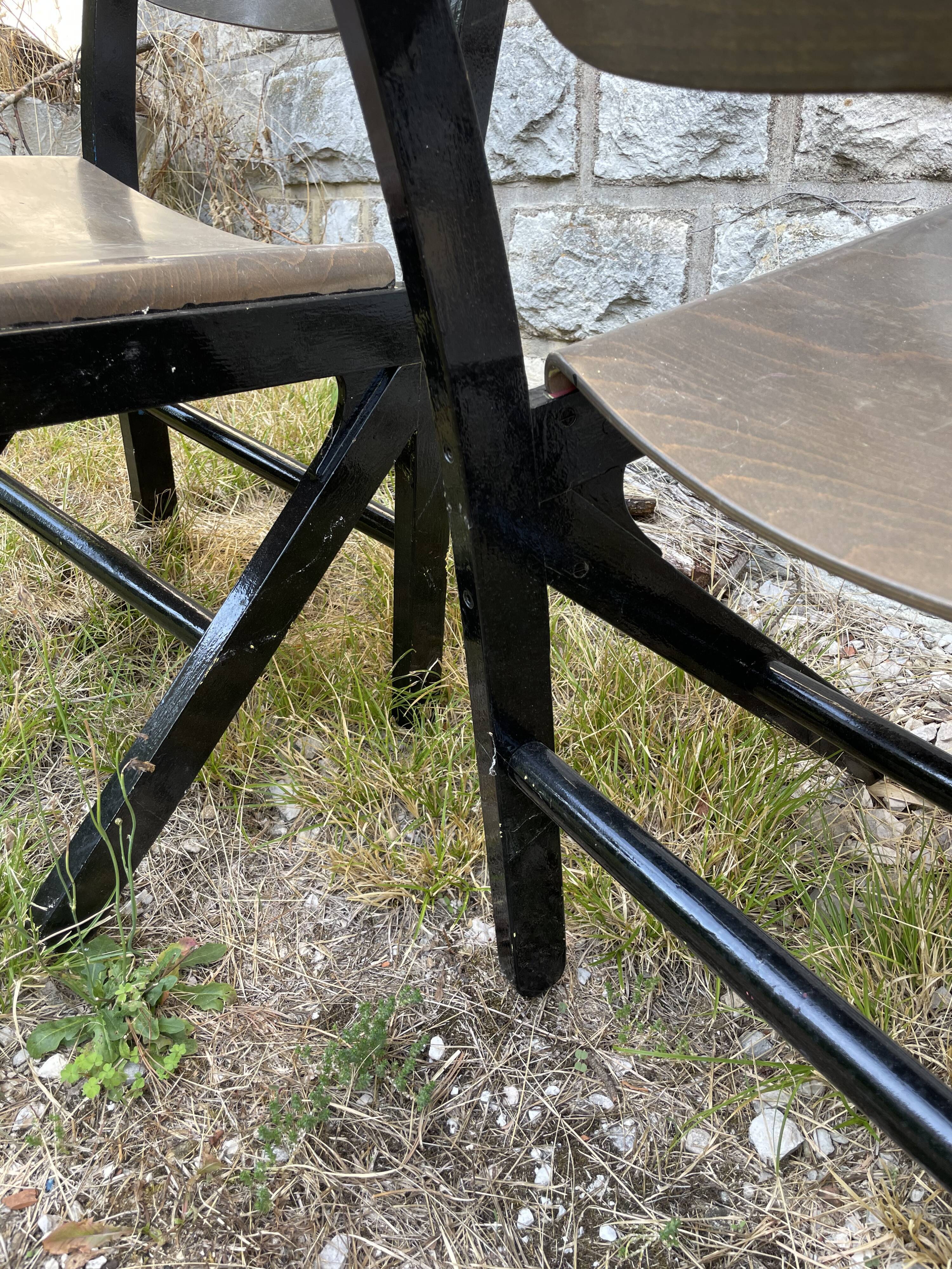 Set of 6 Chairs Baumann model Koka