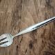 12 silver metal oyster forks art nouveau decorations