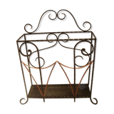 Painted iron Art Deco umbrella holder, 1940/50