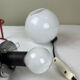 Lampe boule vintage design italien années 70