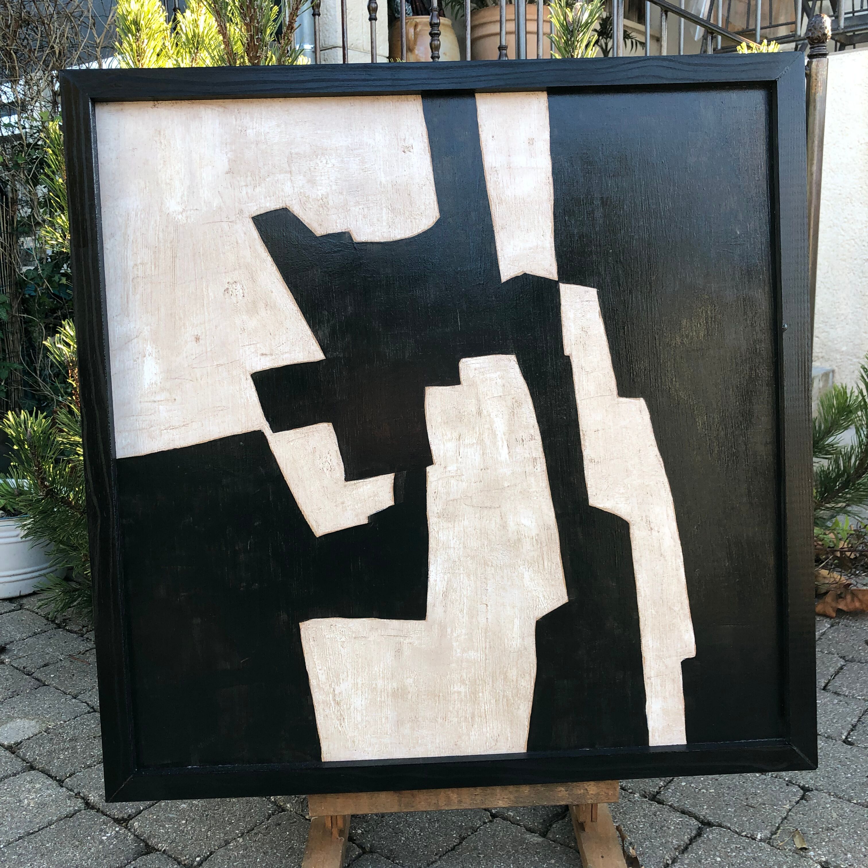 Oil painting on panel