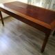 Wood and leather minister's desk