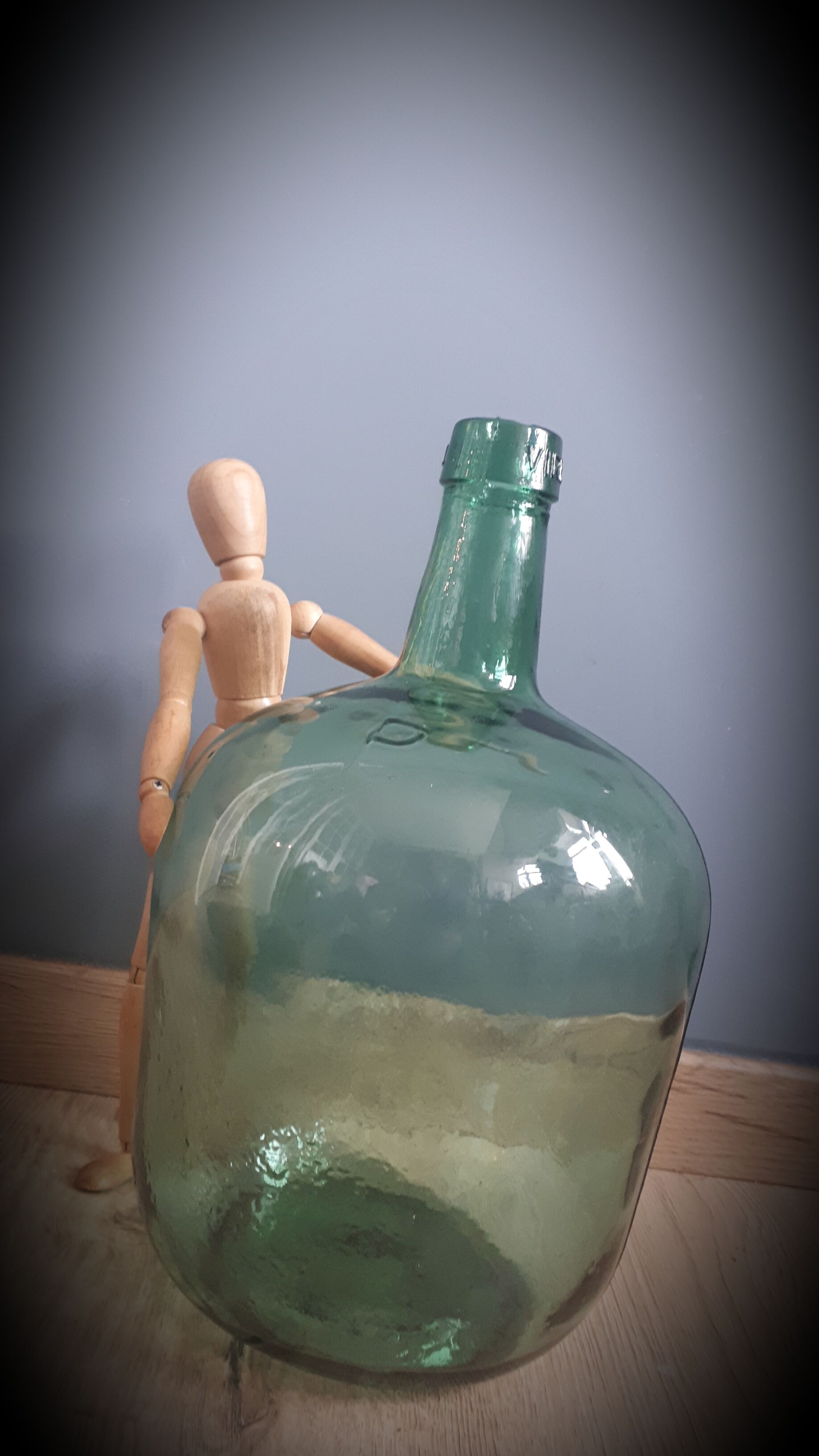 Demijohn 5l green right viresa