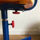 Wheeled office chair for children by ikea, "memphis style", 90s