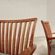Pair of Krasna Jizba Art Deco solid wood armchairs