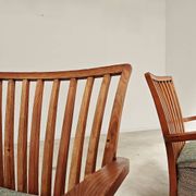 Paire de fauteuils Krasna Jizba Art déco bois massif