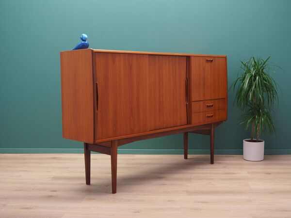 Enfilade en teck, design danois, années 1960, production : Danemark
