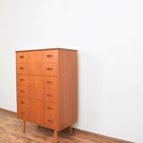 Mid-century danish teak chest of drawers, 1960