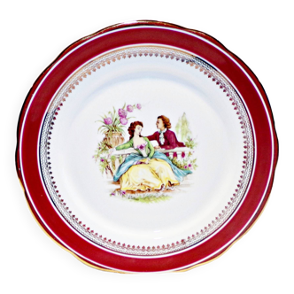 France vintage - assiette en porcelaine de limoges castelroux