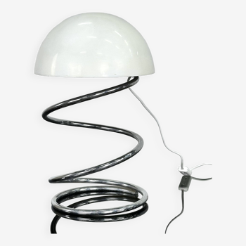 Italian vintage space age spiral table lamp