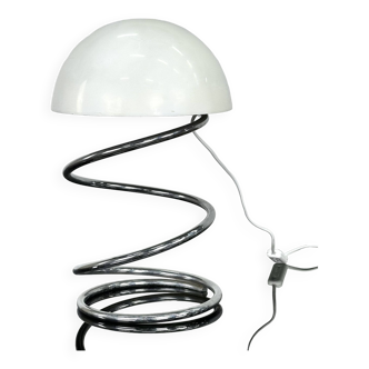 Italian vintage space age spiral table lamp