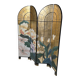 French four-panel room divider by Fournier Decoration Paris, 1980s