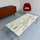 Florence Knoll 70s vintage metal marble coffee table