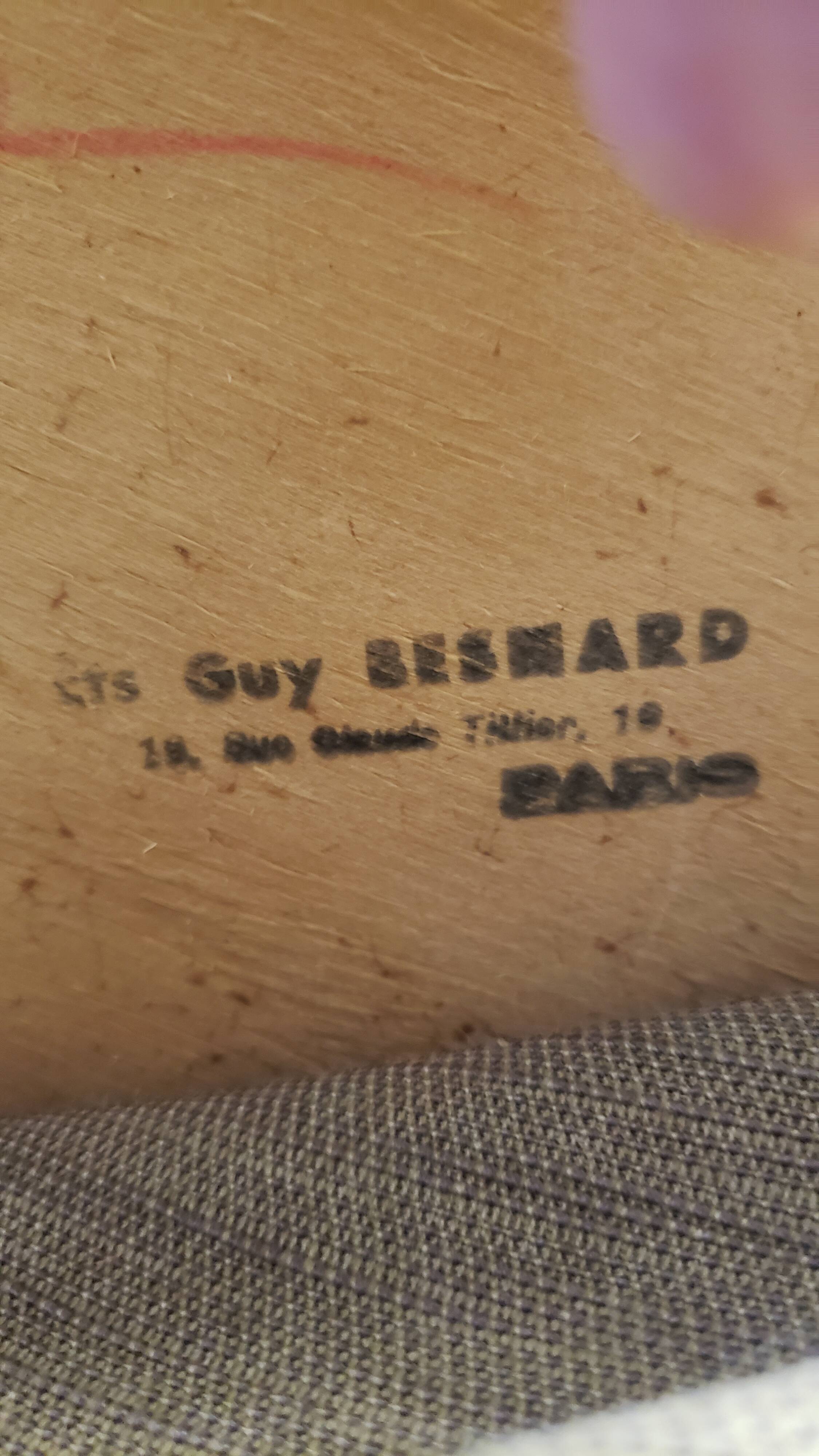 Armchair Guy Besnard France 1960