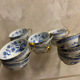 Batch of porcelain tableware from Limoges 1980