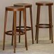 Five 1980s bar stools