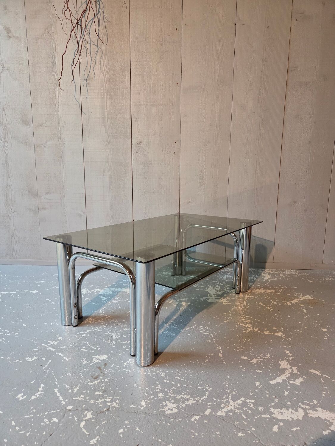Chrome coffee table