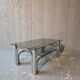 Table basse chromée