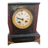 Clock bollard, marble and gilded regulation, to be revised.