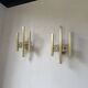 Pair of Regency brass wall lights in Italy