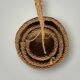 Vintage natural rush three-tier hanging basket