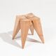 Carved wooden stool