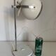 Large vintage 1960 white eyeball mid-century desk lamp - 44 cm