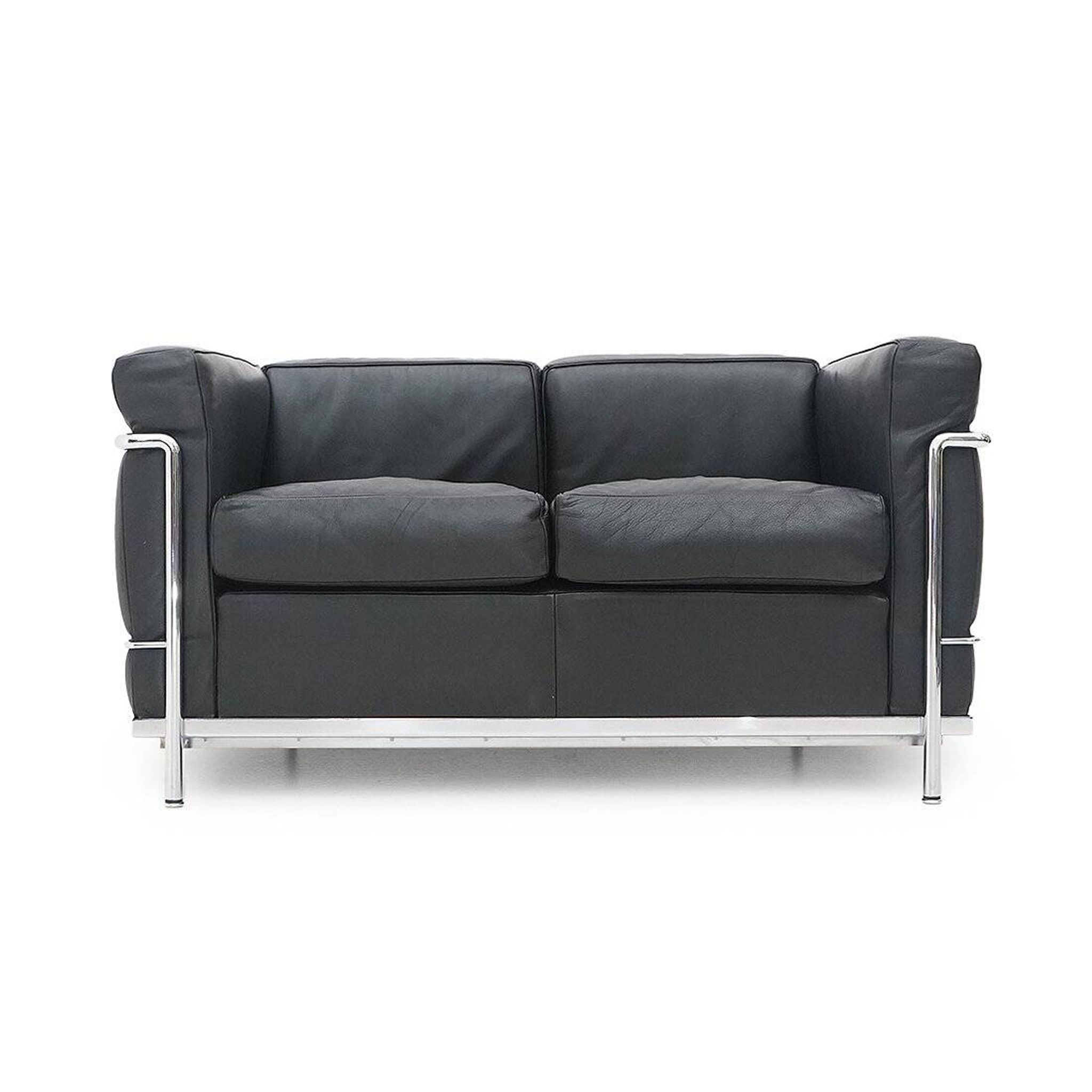 Canapé 2 places LC2 par Le Corbusier pour Cassina, années 1970