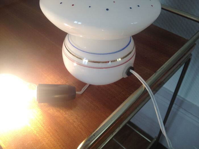 Vintage mushroom lamp, 1950