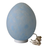 Lamp big egg in blue glass paste deco office living room