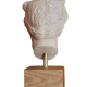 Tête à l'antique en plâtre