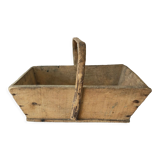 Vieux panier en bois