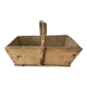 Old wooden basket