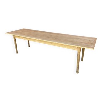 Grande table de ferme 280 cm en sapin