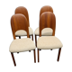 Quatre chaises à manger design danois vintage par Holstebro møbelfabrik a/s