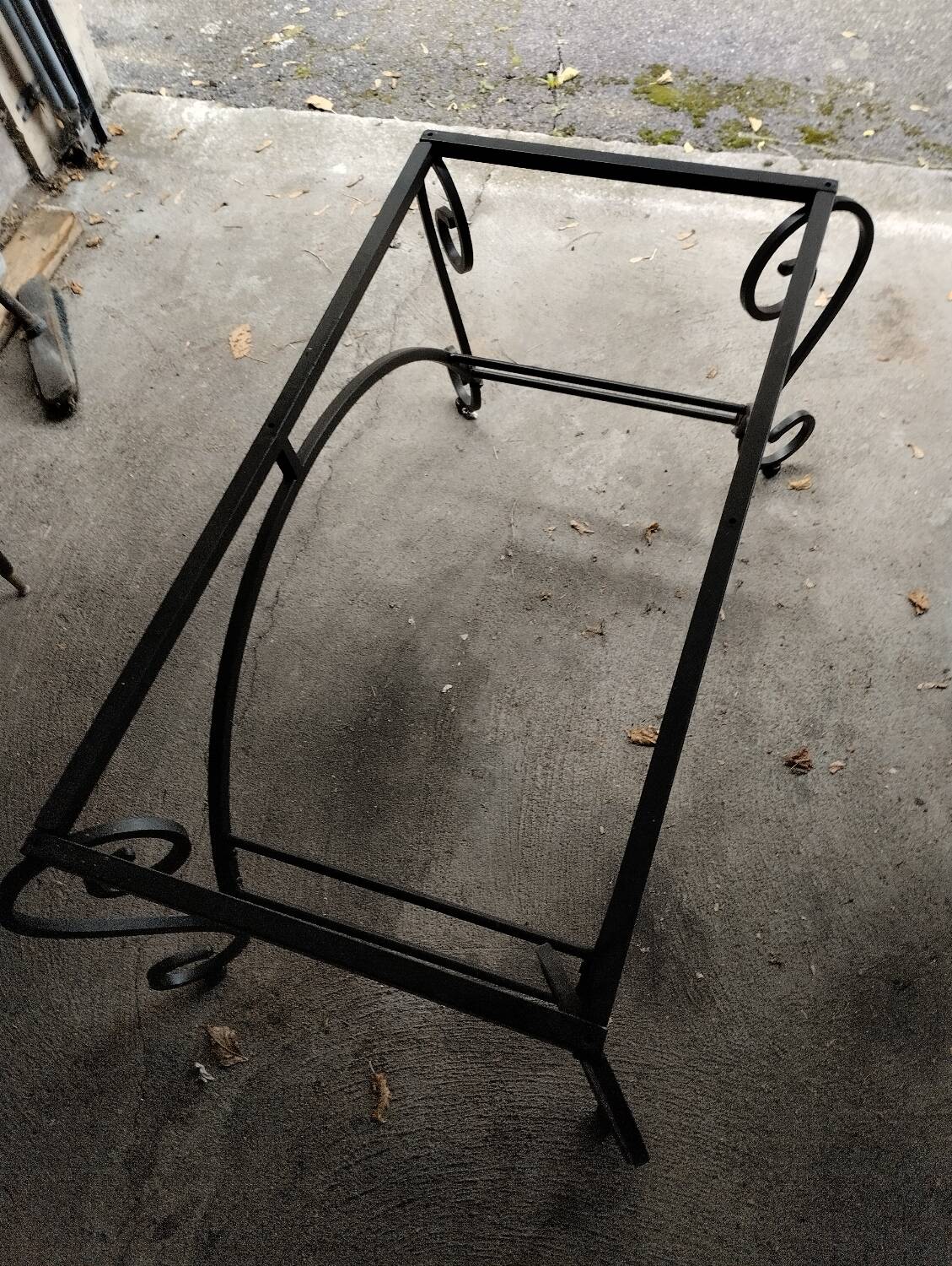 Wrought iron table