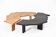 RAW coffee table – DUO, solid oak