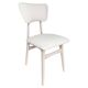 Mid-Century Butterfly Chair, White Boucle Fabric, White Oak, Europe, 1960