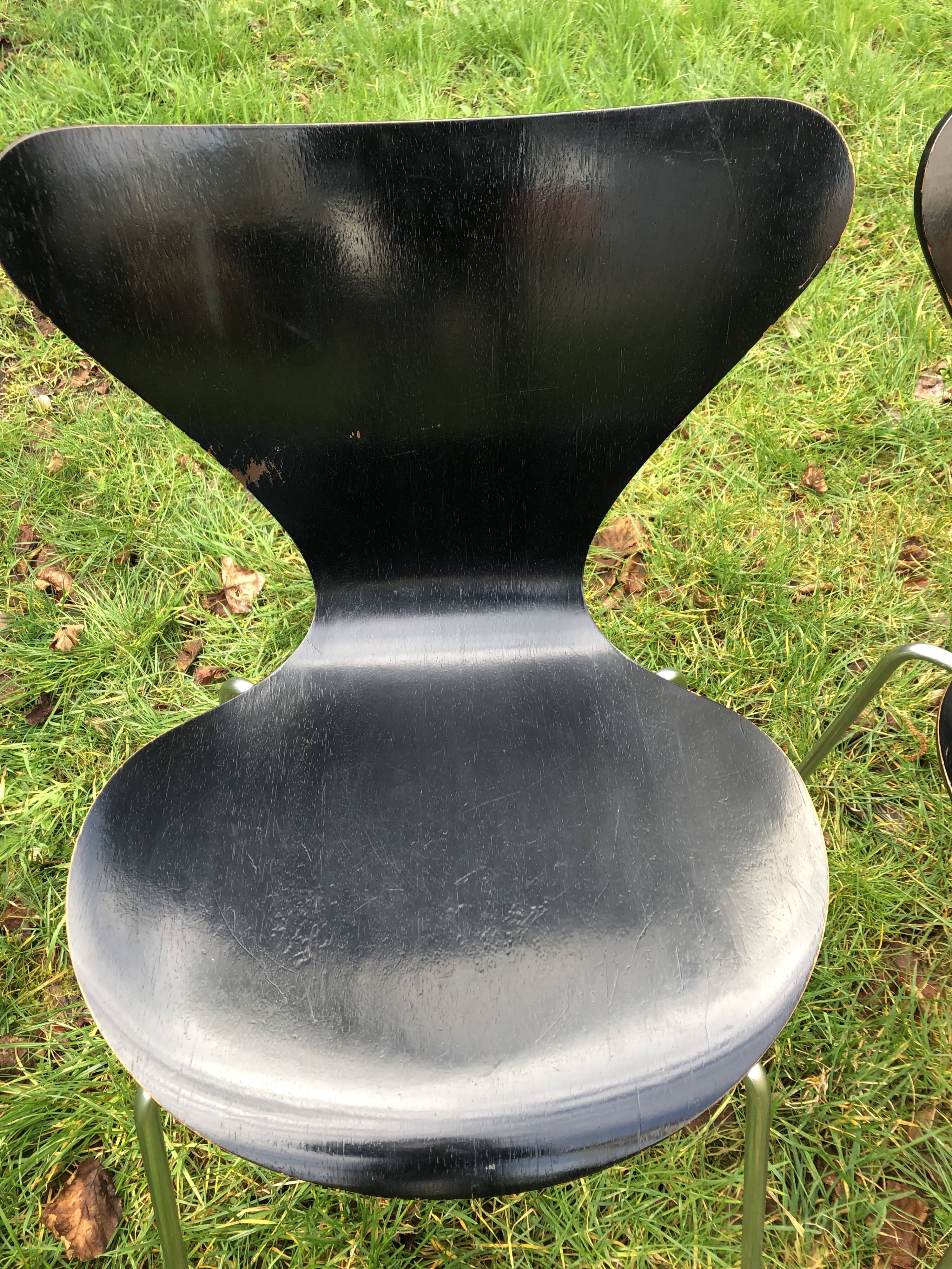 Arne jacobsen chairs / Fritz Hansen Denmark