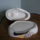 duck box empty-pocket ceramic slurry signed JH