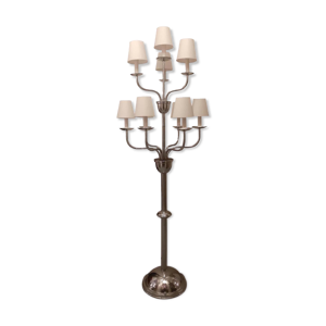 candelabre chromé à